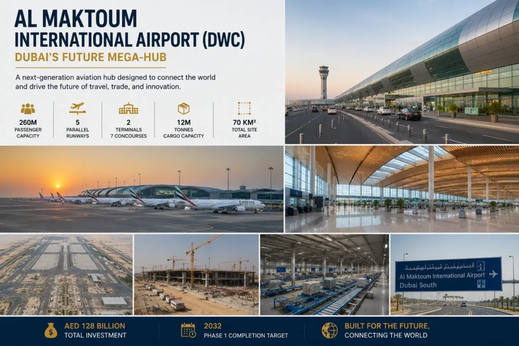 Al Maktoum International Airport (DWC): Dubai’s Future Mega-Hub