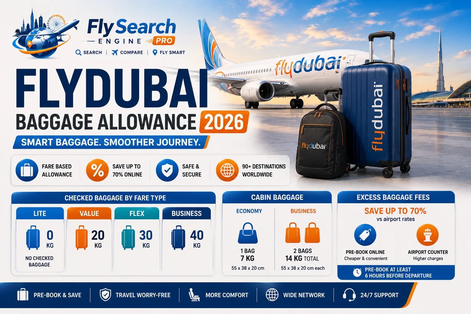 Flydubai Baggage Allowance Guide 2026