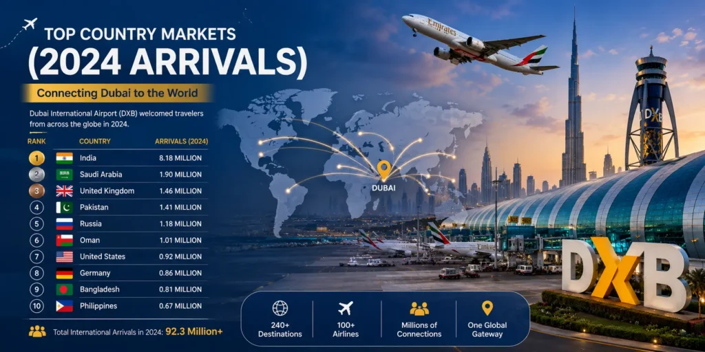 Top Country Markets (2024 Arrivals